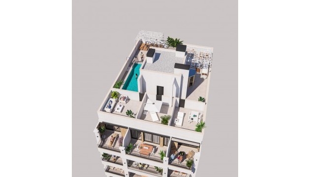 Apartment - Nieuwbouw Woningen - Torrevieja - Playa del Cura