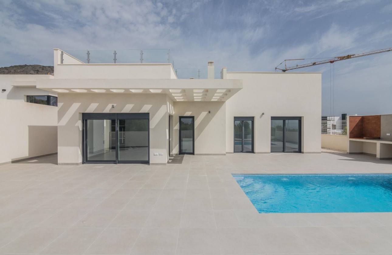 New Build - Detached Villa - Polop - Alberca