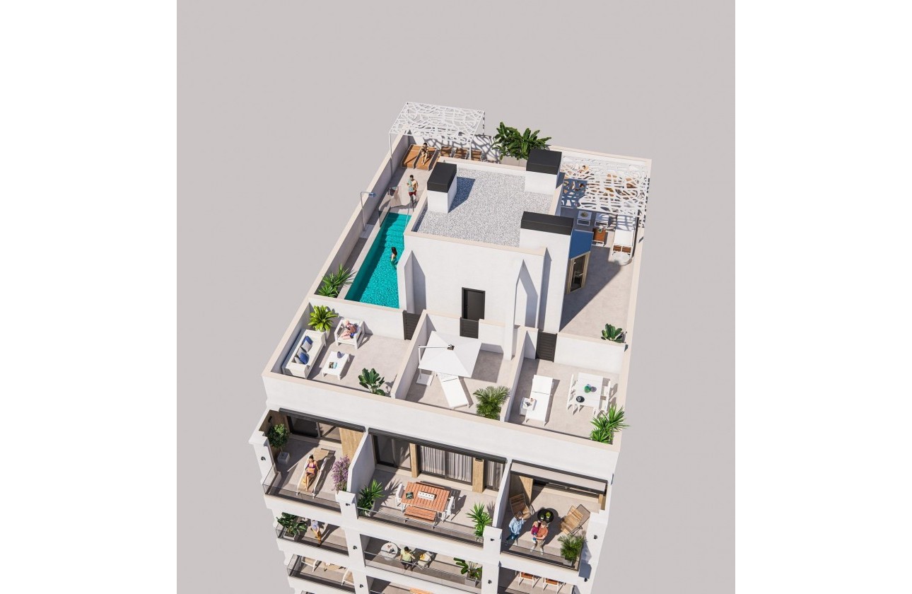 Nieuwbouw Woningen - Apartment - Torrevieja - Playa del Cura