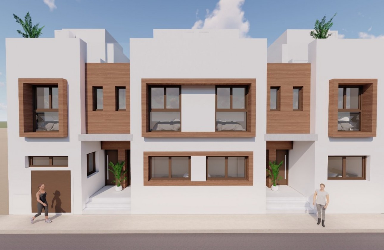 Nieuwbouw Woningen - Herenhuis - San Javier - pueblo