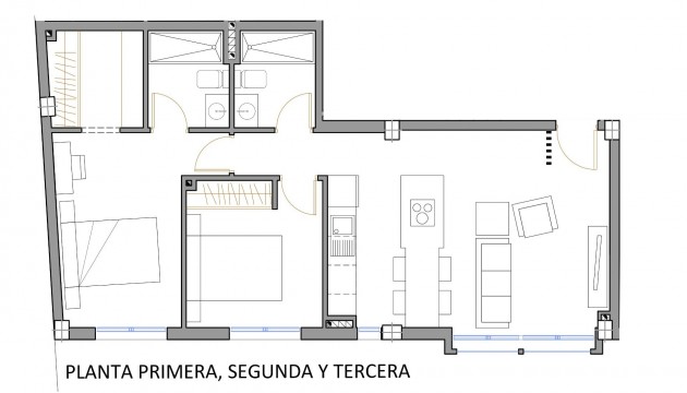 Neue Gebäude - Apartment - San Pedro del Pinatar - Villananitos