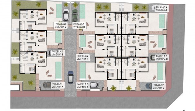 Nieuwbouw Woningen - Herenhuis - Benijófar - Benijofar