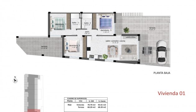 Nieuwbouw Woningen - Bungalow - Pilar de la Horadada - Polígono Industrial Zona Raimundo Bened