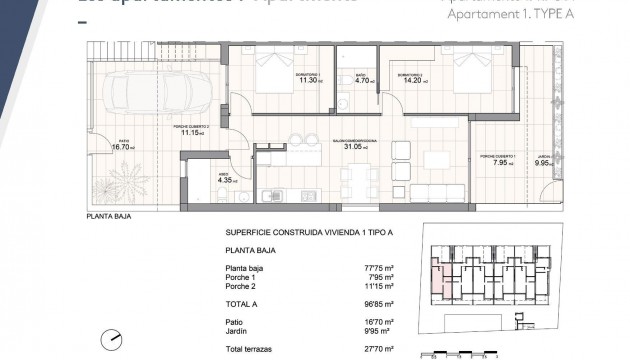 Nieuwbouw Woningen - Bungalow - Pilar de la Horadada - Zona Pueblo