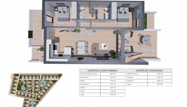 New Build - Bungalow - Torrevieja - Los Balcones - Los Altos del Edén