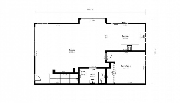 Videresalg - Semi Detached Villa - Ciudad Quesada
