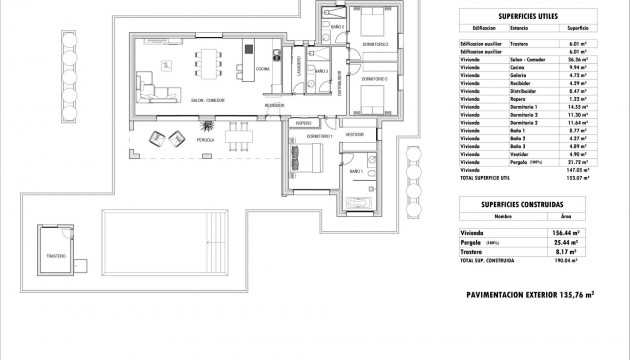 Nybygg - Detached Villa - Aspe