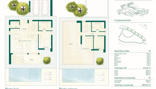 Nybyggnation - Fristående Villa - Fuente Álamo - Hacienda del Alamo