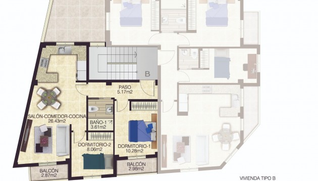 Nieuwbouw Woningen - Apartment - Jacarilla