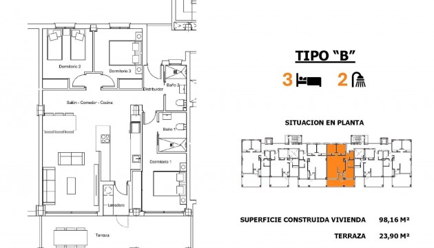 Neue Gebäude - Apartment - San Miguel de Salinas