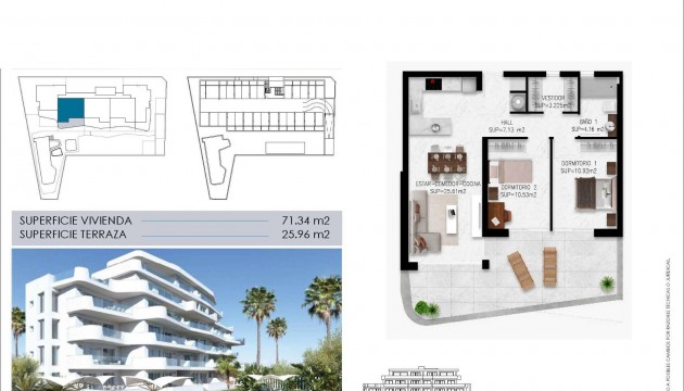 New Build - Apartment - Pilar de la Horadada - Mil Palmeras