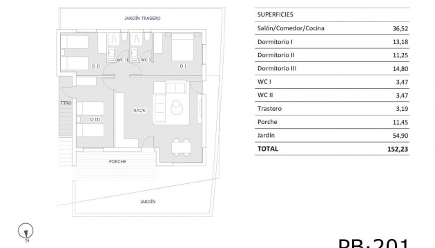Nybyggnation - Bungalow - San Miguel de Salinas