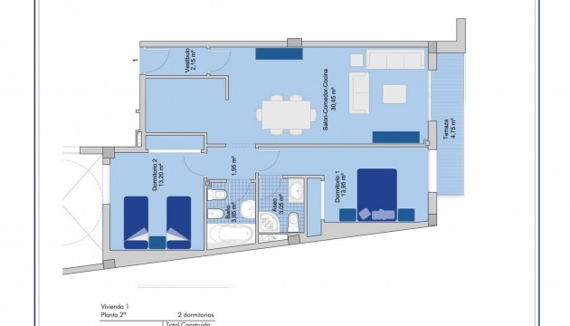 Nybygg - Leilighet - San Miguel de Salinas