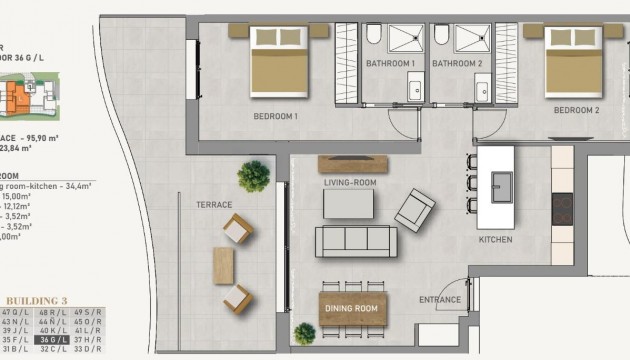 Новое здание - Квартира - Guardamar del Segura - El Raso