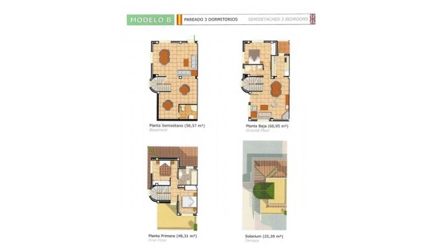 Videresalg - Rekkehus - Ciudad Quesada