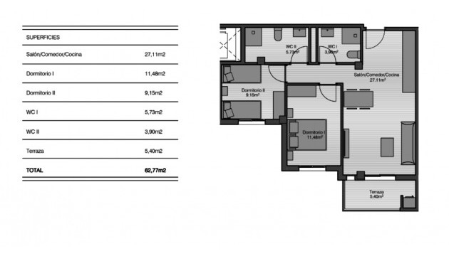 Перепродажа - Квартира - San Miguel de Salinas