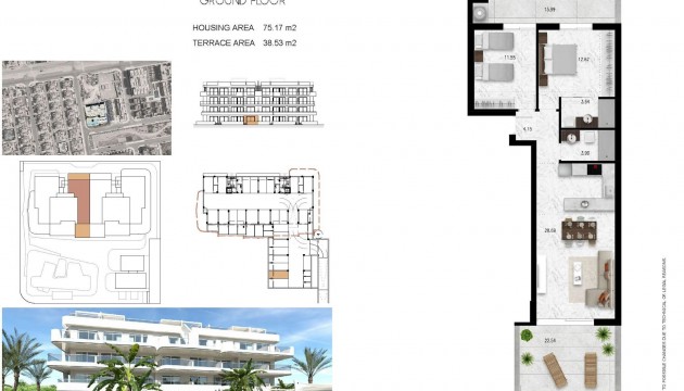 Новое здание - Квартира - Orihuela Costa - Lomas de Cabo Roig