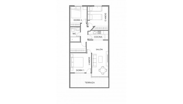Resale - Apartment - Orihuela Costa - Dehesa de campoamor