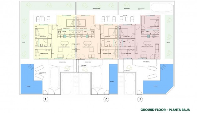 Новое здание - Бунгало - Pilar de la Horadada