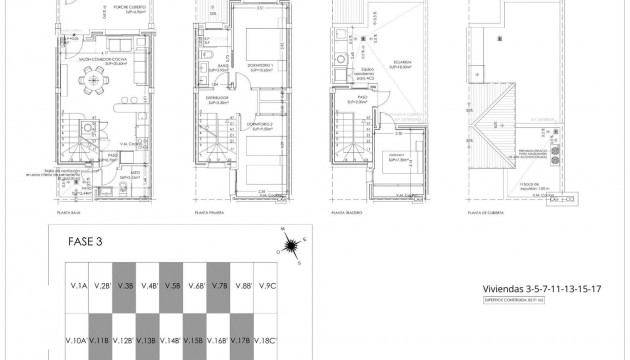 Nybygg - Rekkehus - Torre Pacheco - Santa Rosalia pueblo