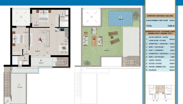 New Build - Bungalow - San Pedro del Pinatar - Lo Pagan