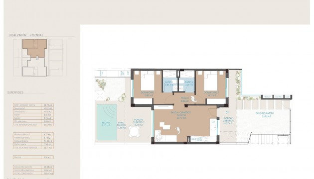 Nieuwbouw Woningen - Bungalow - San Pedro del Pinatar - Molino de Chirrete