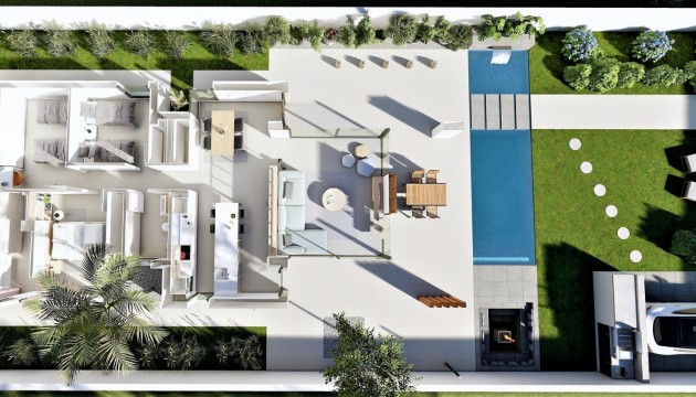 Nybyggnation - Fristående Villa - La Marina - El Oasis