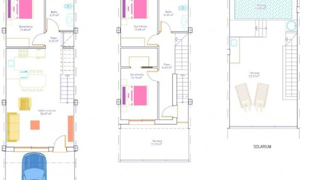 Nieuwbouw Woningen - Herenhuis - San Pedro del Pinatar