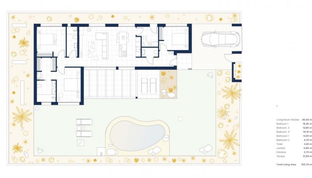 Neue Gebäude - Detached Villa - Banos y Mendigo - Altaona Golf