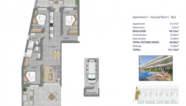 Nowy budynek - Apartment - Los Alcazares