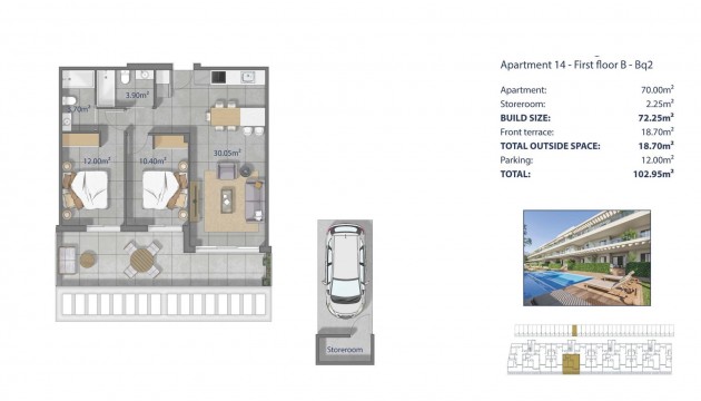 Neue Gebäude - Apartment - Los Alcazares
