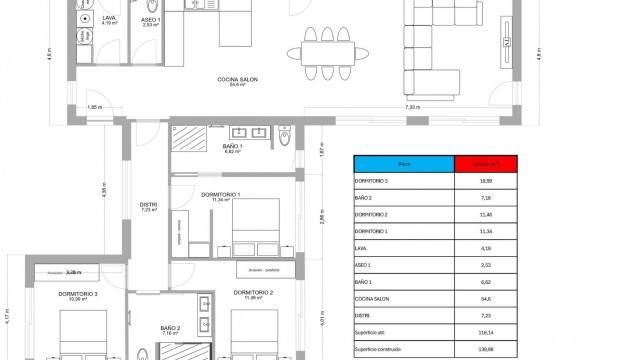 Nybygg - Detached Villa - Aspe - urbanizaciones