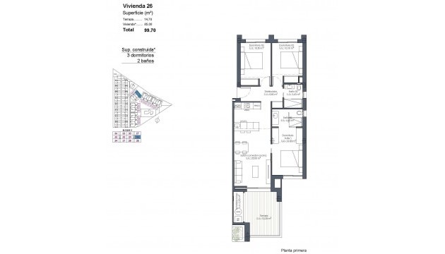 Nieuwbouw Woningen - Apartment - Los Alcazares