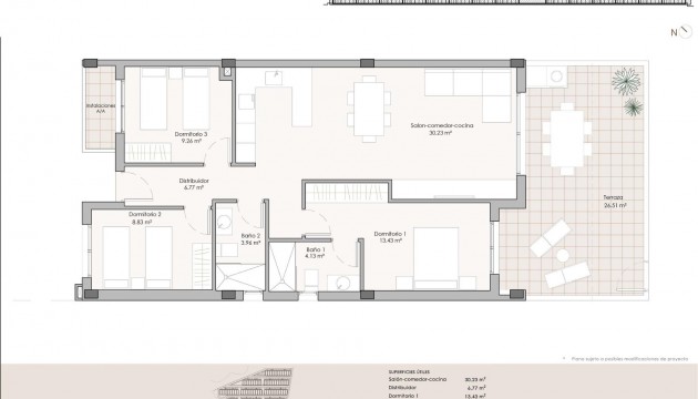 New Build - Apartment - Pulpi - Aguilón Golf